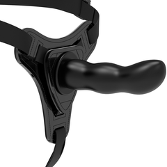 Harnais Point G silicone noir 16 cm – Fetish Submissive, vue 1