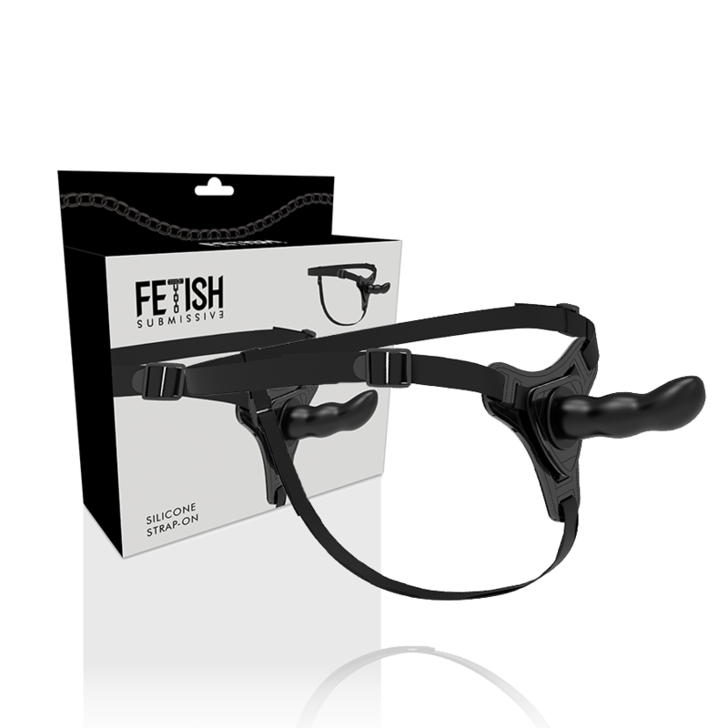 Harnais Point G silicone noir 16 cm – Fetish Submissive, vue 2