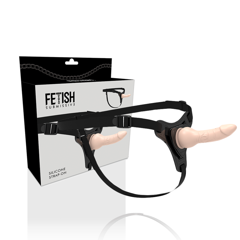 Harnais avec gode réaliste chair 16 cm – Fetish Submissive, vue 2