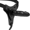 Harnais avec gode réaliste noir 15 cm – Fetish Submissive, vue 1
