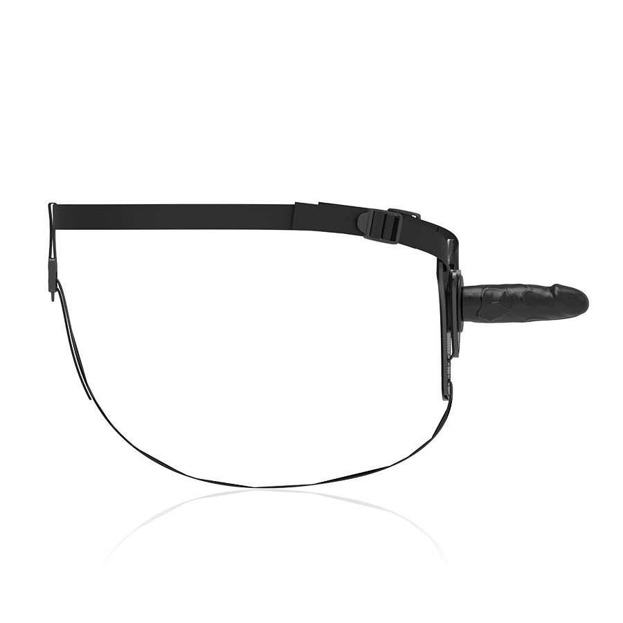 Harnais avec gode réaliste noir 15 cm – Fetish Submissive, vue 3