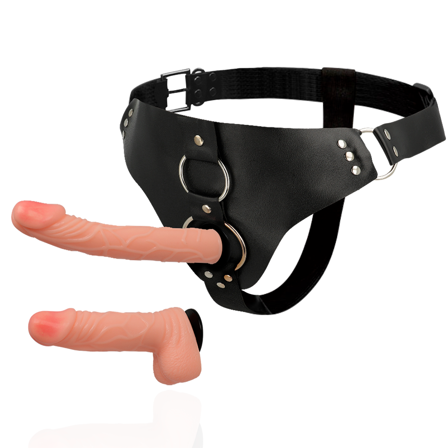 Harnais Murdock avec deux godes – Harness Attraction, vue 1