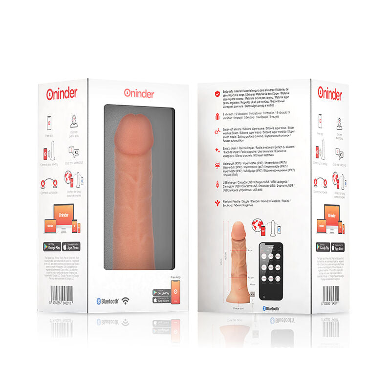 Gode vibrant Bogotá grand 22 cm – Oninder, vue 7