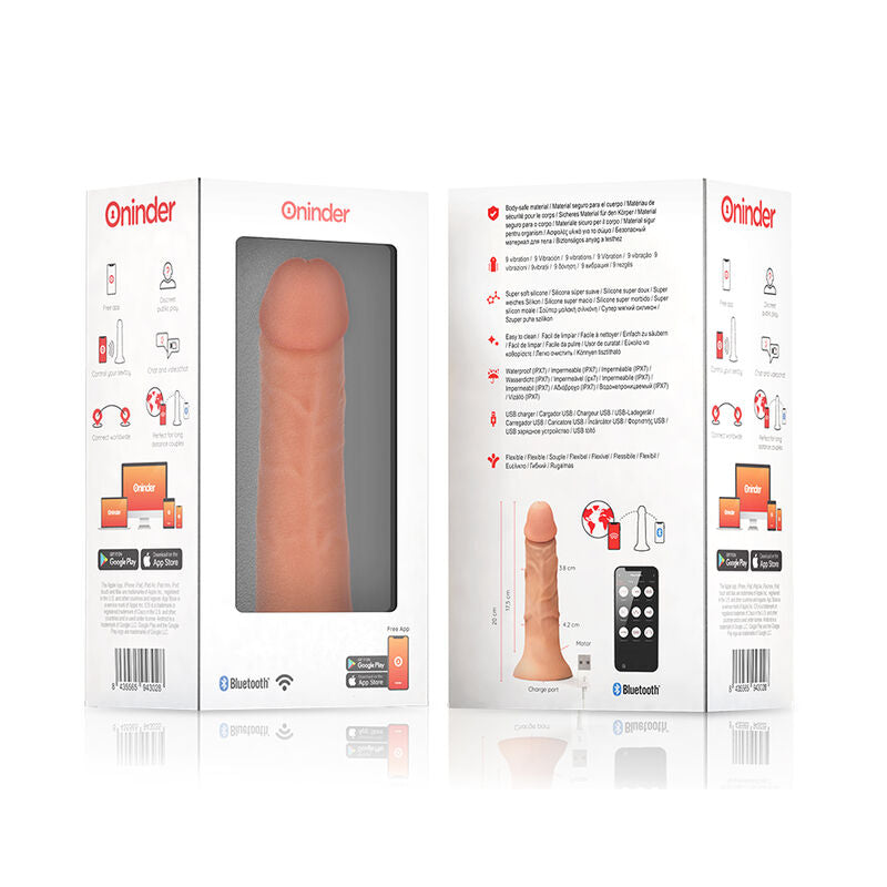 Gode vibrant Bogotá moyen 20 cm – Oninder, vue 7