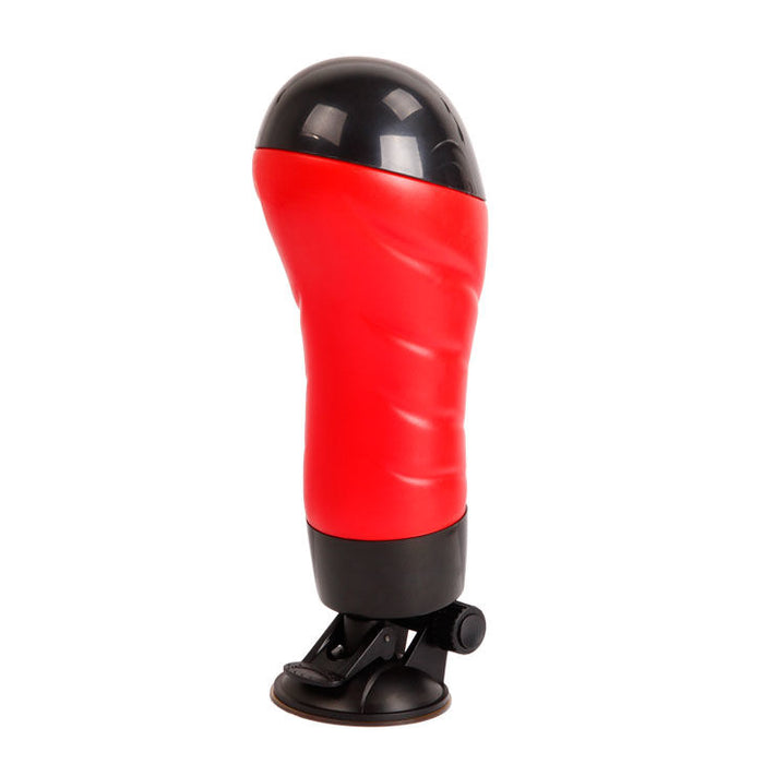 Masturbateur Delia vibrant avec ventouse – Crazy Bull — vue sur fond blanc