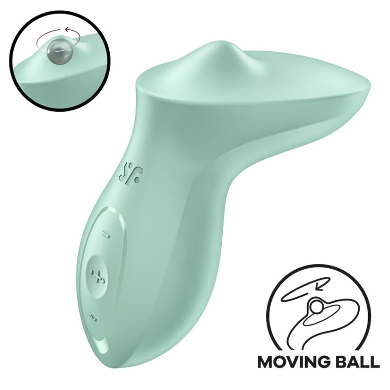 Vibromasseur Exciterrr à bille mobile – Satisfyer – Menthe