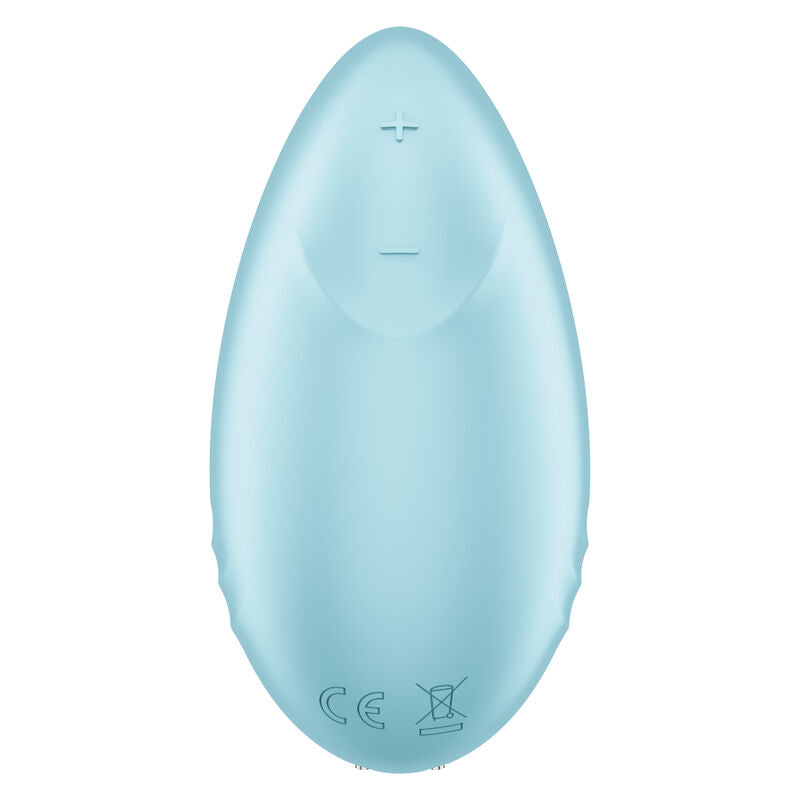 Vibromasseur Tropical Tip Connect bleu – Satisfyer – vue complémentaire